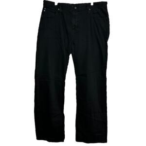 AG Adriano Goldschmied The Hero Straight Jean 100% Cotton Relax Fit Black 40x35